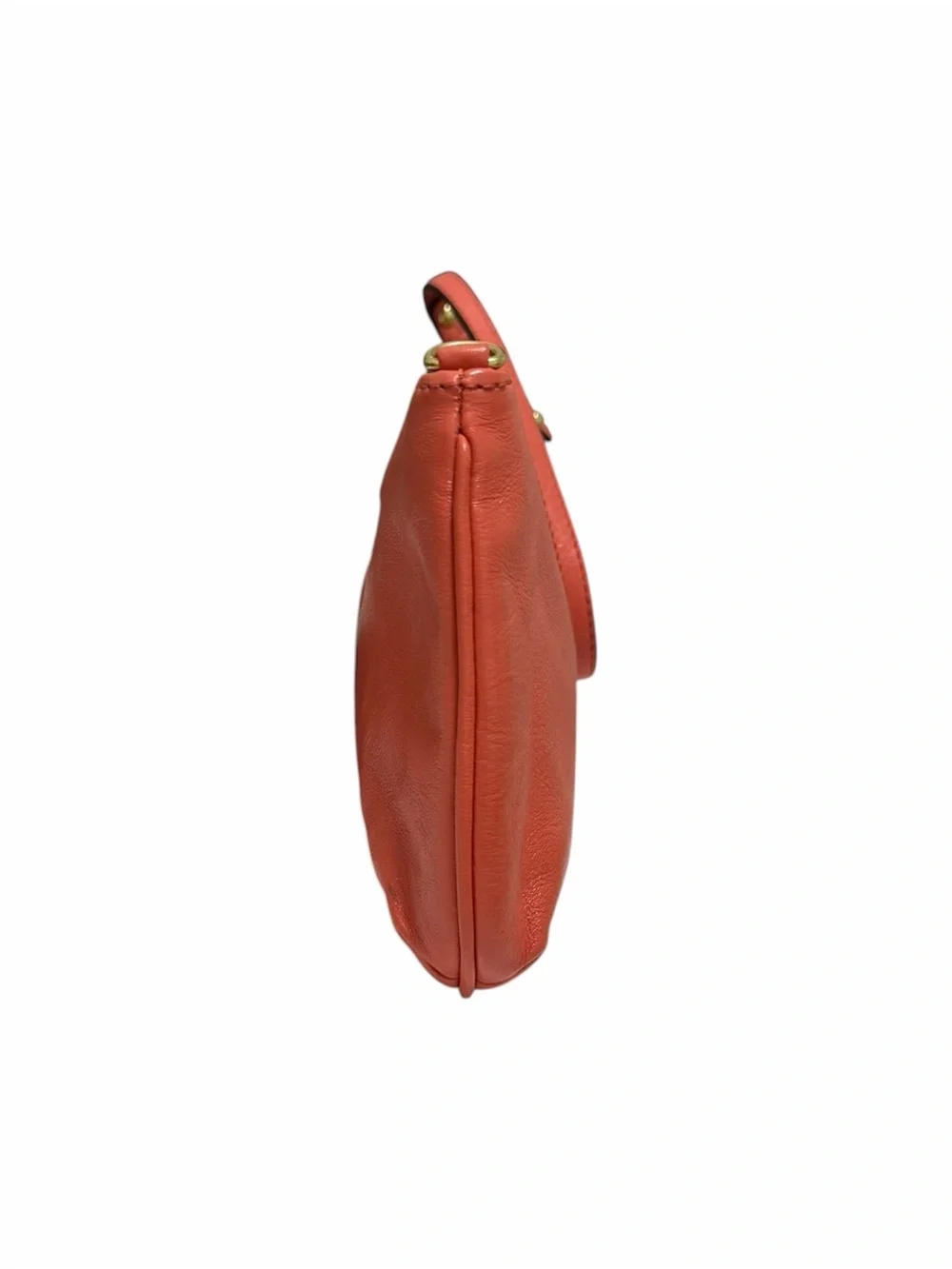 Coach Salmon Leather Wristlet